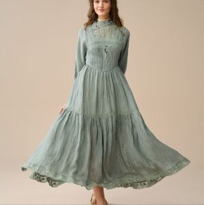 Beverly 31| victorian linen dress